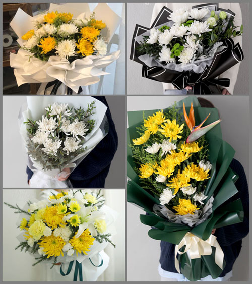 江苏镇江京口区姚桥镇白事花束代送